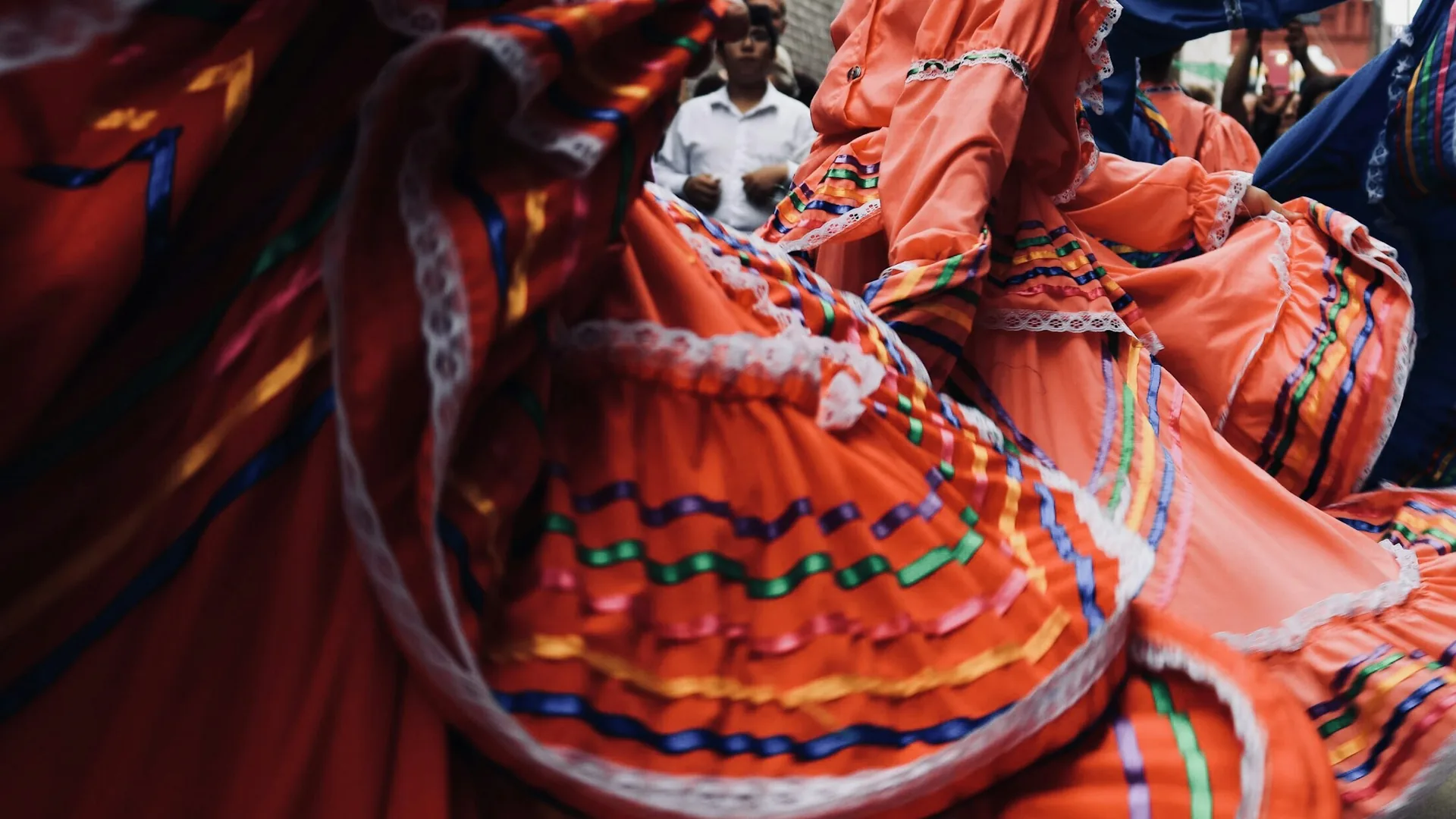 Flamenco performers on a tablao stage in Valencia
